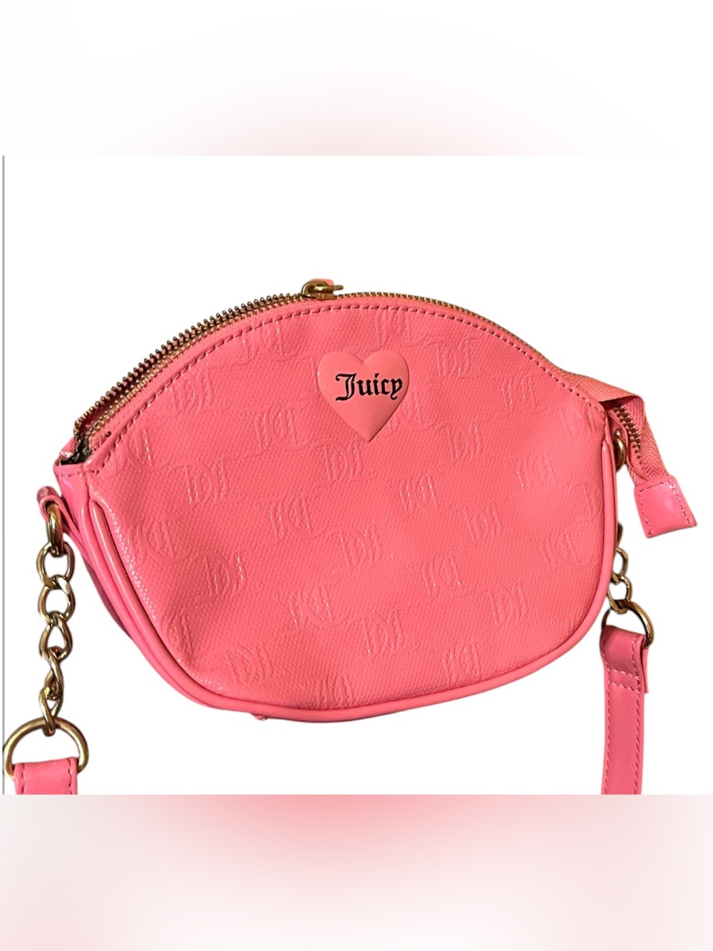 Y2K Juicy Couture love Pink Women's Cosmetic Pouch - Gloss crossbody purse